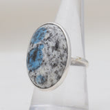 Natural Ocean Jasper Silver Rings