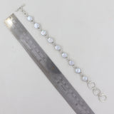 Pearl adjustable Bracelets 925 Sterling Silver