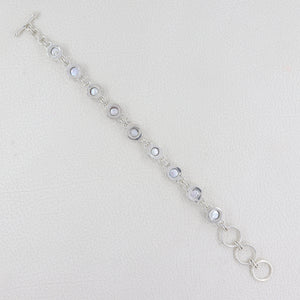 Pearl adjustable Bracelets 925 Sterling Silver