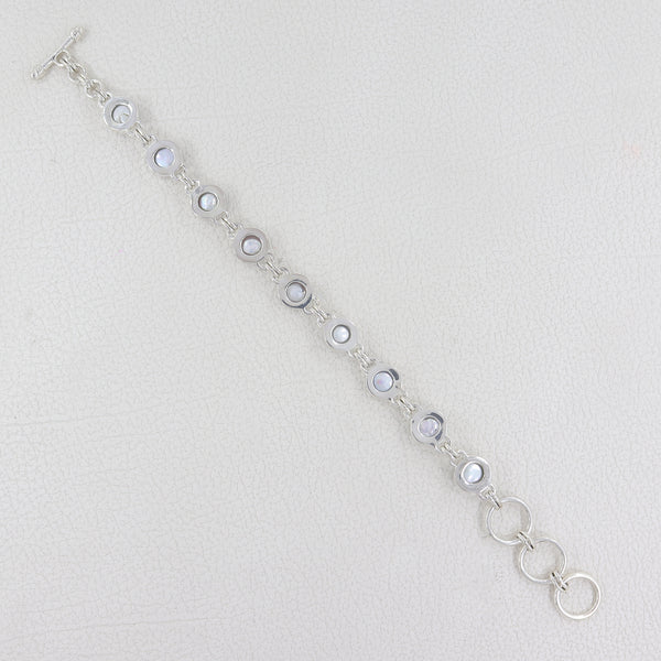 Pearl adjustable Bracelets 925 Sterling Silver