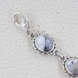 925 Sterling Silver Dendritic Opal Bracelets