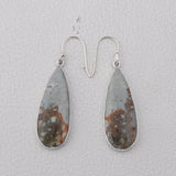 Carrasite Jasper Silver Earrings