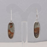 Carrasite Jasper Silver Earrings