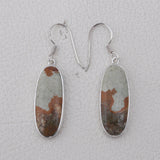 Carrasite Jasper Silver Earrings