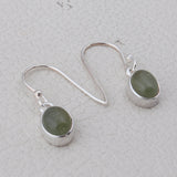 Tourmaline Silver Earrings