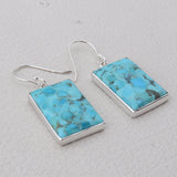 Arizona Turquoise Silver Earrings