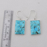 Arizona Turquoise Silver Earrings