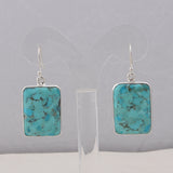 Arizona Turquoise Silver Earrings