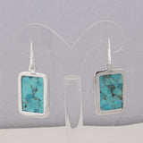 Arizona Turquoise Silver Earrings