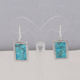 Arizona Turquoise Silver Earrings