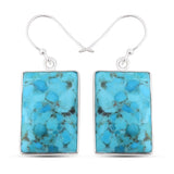 Arizona Turquoise Silver Earrings