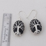 Lava Silver Earrings