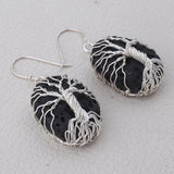 Lava Silver Earrings