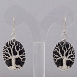 Lava Silver Earrings