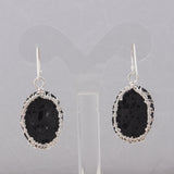 Lava Silver Earrings