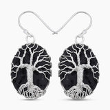 Lava Silver Earrings