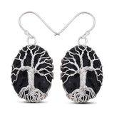 Lava Silver Earrings