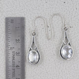 Crystal Silver Earrings