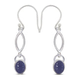 Rainbow Moonstone Silver Earring