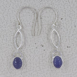 Rainbow Moonstone Silver Earring