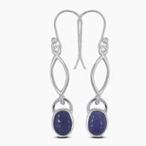 Rainbow Moonstone Silver Earring's