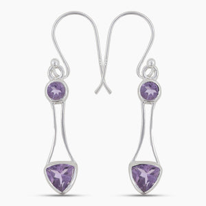 925 Sterling Silver Peridot Earrings