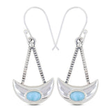 Larimar Silver Earrings