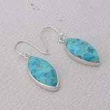 Arizona Turquoise Silver Earrings