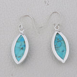 Arizona Turquoise Silver Earrings