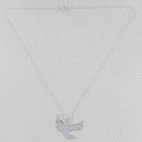 Fly Bird Necklace With Chain 925 Sterling Silver Necklace