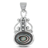 Abalone Shell 925 Silver Pendant