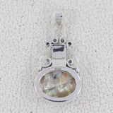 925 Silver Abalone Shell Pendant