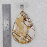 925 Silver Brecciated Mookaite Pendant