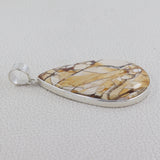 925 Silver Brecciated Mookaite Pendant