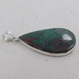 Azurite malachite Gemstone Silver Pendant