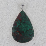 925 Starling Silver Azurite Malachite Pendant