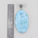 Larimar 925 Sterling Silver Pendant