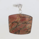 925 Silver Cherry Jasper Pendant