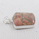 925 Silver Cherry Jasper Pendant