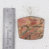 925 Silver Cherry Jasper Pendant