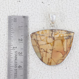 925 Silver Cherry Jasper Pendant