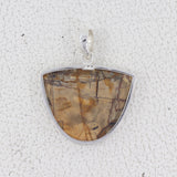 925 Silver Cherry Jasper Pendant