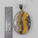 925 Starling Silver Mustered Jasper Pendant