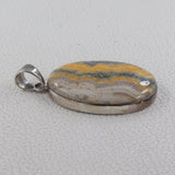 925 Starling Silver Mustered Jasper Pendant