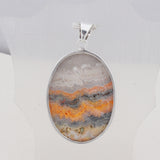 925 Starling Silver Mustered Jasper Pendant