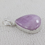 Large kunzite Gemstone Plain 925 Silver Pendant