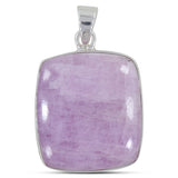 925 Starling Silver kunzite Pendant