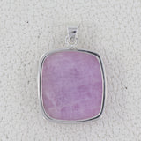 925 Sterling Silver kunzite Pendants