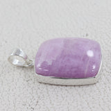 Large kunzite Gemstone Plain 925 Silver Pendant