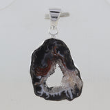 925 Starling Silver Oco geode Pendant